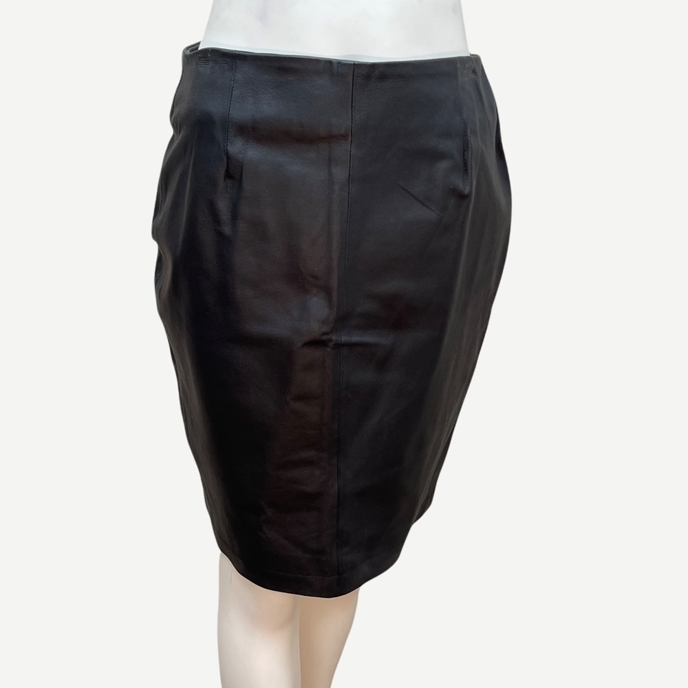 Savannah‎ 100% leather skirt 6